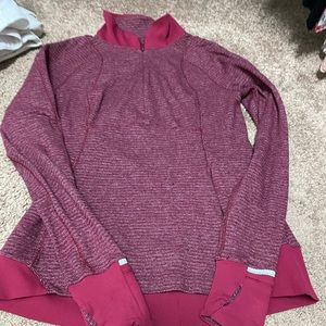 Lululemon half zip cold weather running layer
